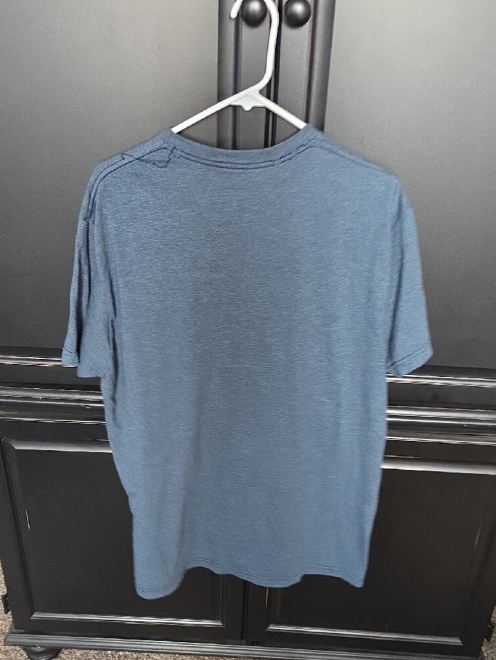 Disney Gray-Blue Mickey Mouse Graphic Tee with Red & Yellow Accents - Picture 3 of 3